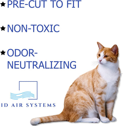 Replacement Filters Compatible with Litter-Robot 3, Activated Charcoal Cat Litter Box Filters Eliminate Odors and Keep Your Home Fresh, Easy Installation